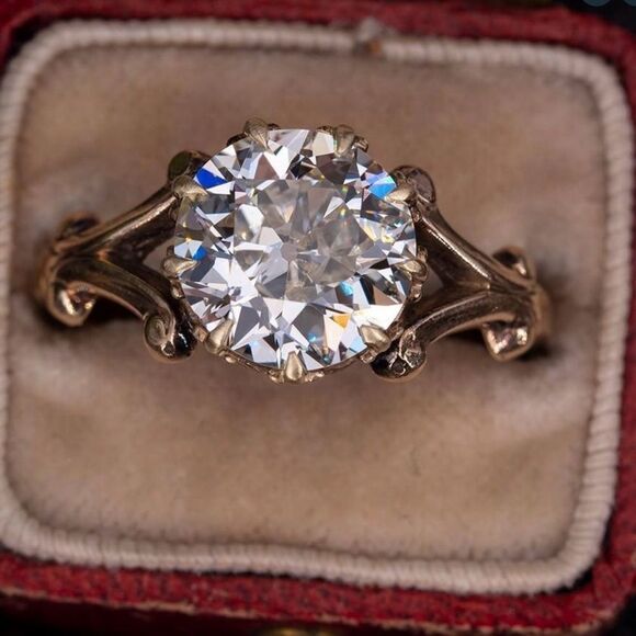 🩵 NEW Vintage crystal unique style ring 🩵 - Picture 5 of 6